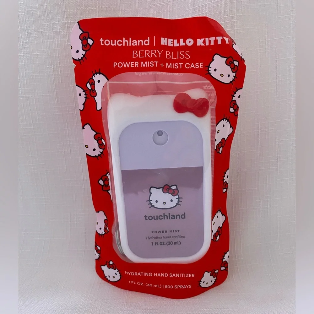 TOUCHLAND X HELLO KITTY® SET Limited Edition Berry Bliss Hand Sanitizer NEW - Picture 1 of 2